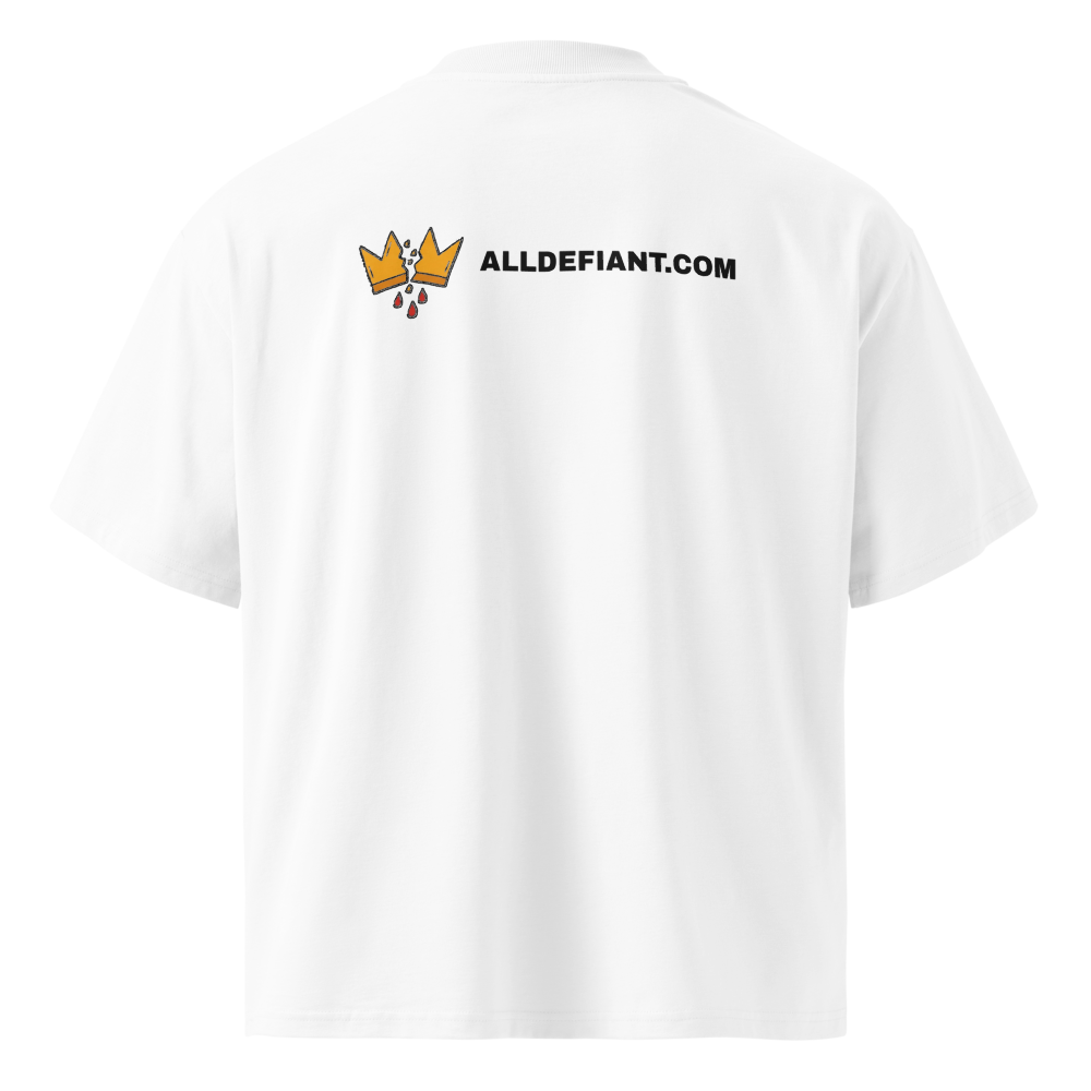 White-T Crown Alldefiant.com - back