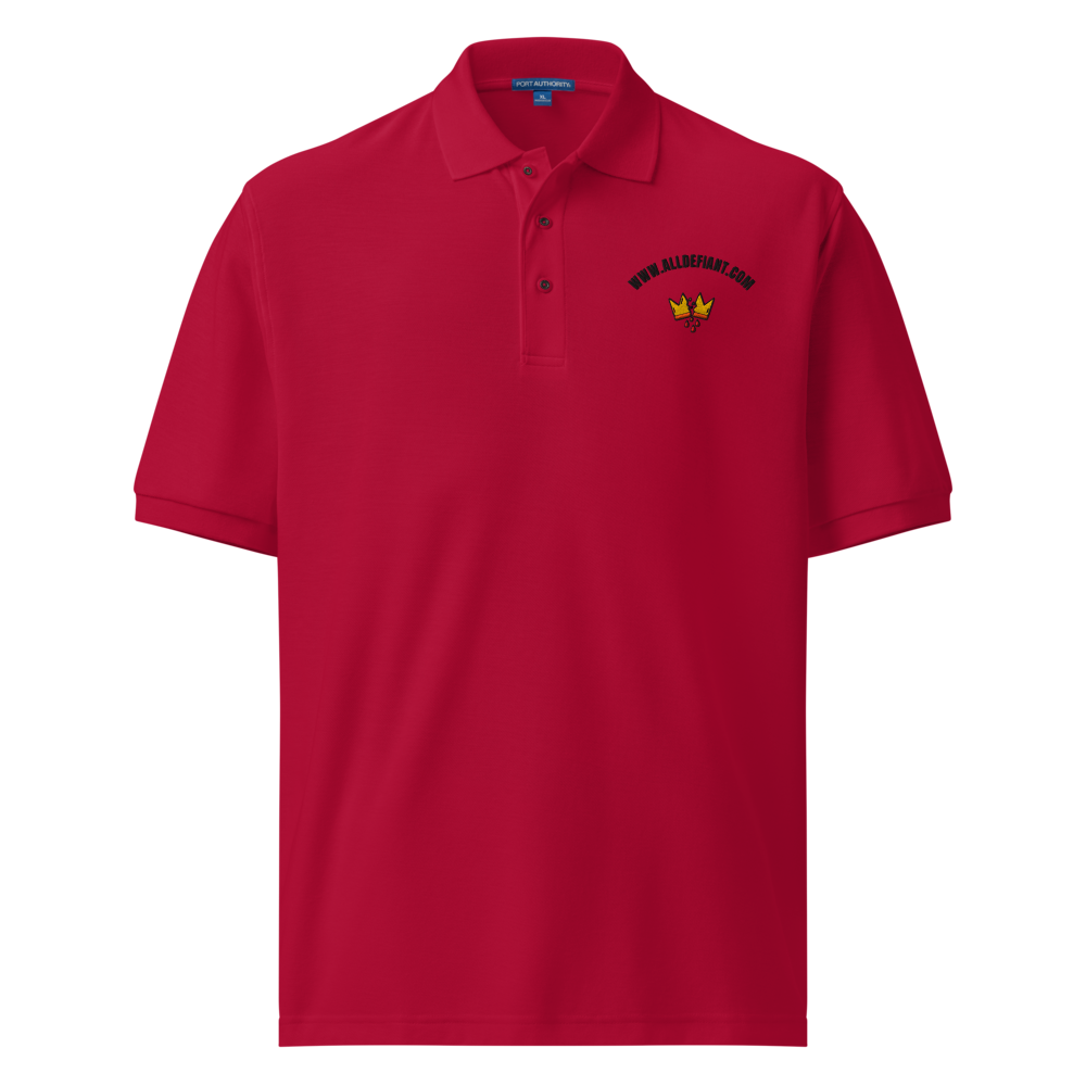 Port Authority K500 Premium Polo Shirt (Red / 4XL)