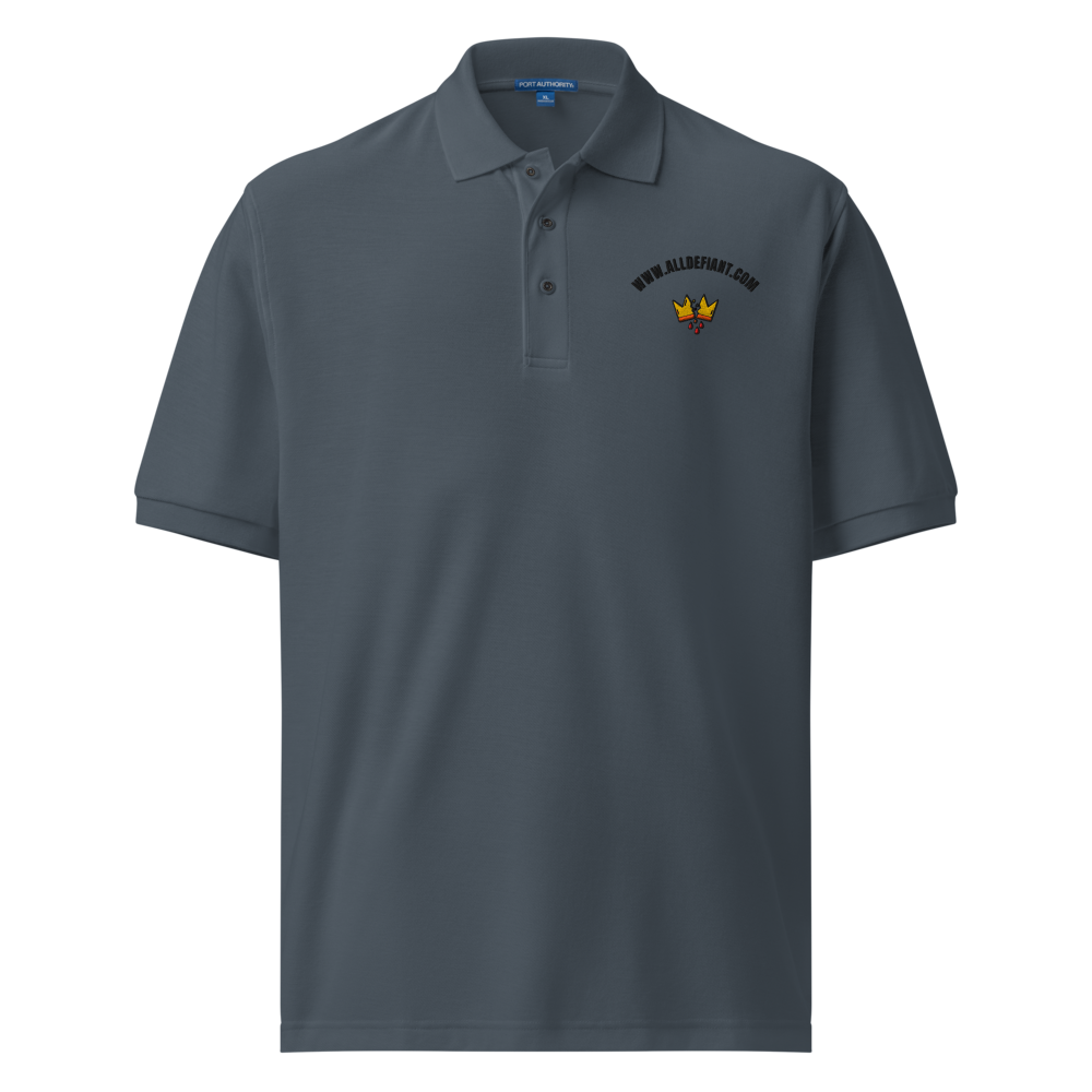 Port Authority K500 Premium Polo Shirt (Steel Grey / 2XL)