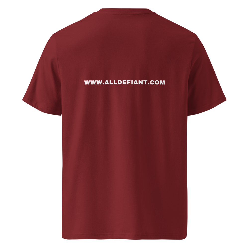 Unisex Organic Ribbed Neck T-Shirt | Stanley/Stella SATU001 (Burgundy / L)