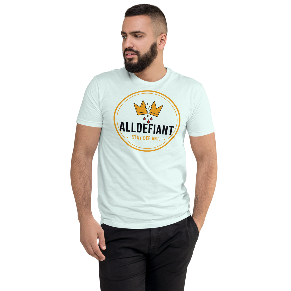 Next Level 3600 Premium Fitted Short Sleeve Crew (Light Blue / 2XL)