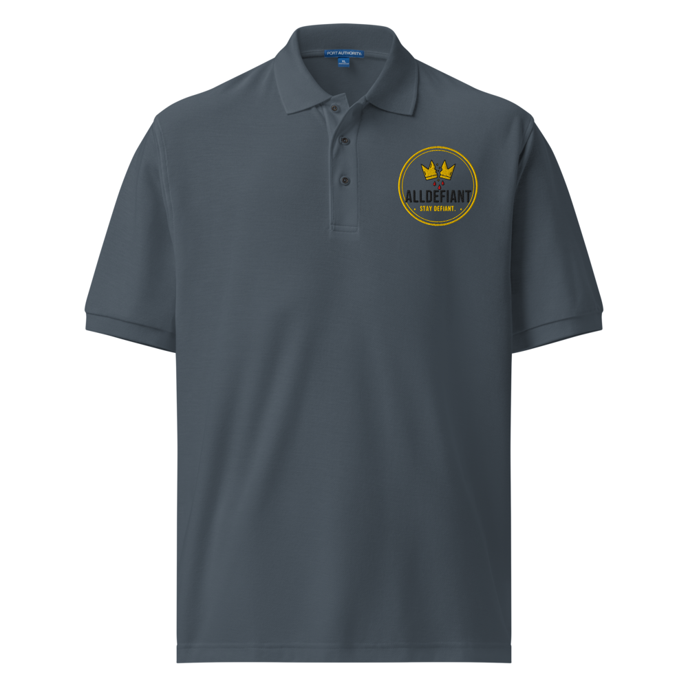 Port Authority K500 Premium Polo Shirt (Steel Grey / 2XL)