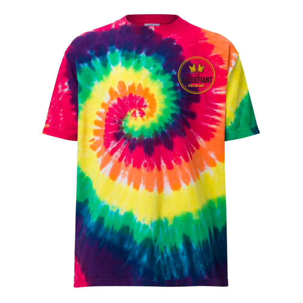 Oversized Tie-Dye T-shirt | Shaka Wear SHHTDS (Classic rainbow / 2XL)