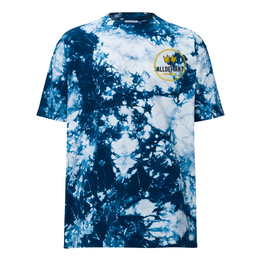 Oversized Tie-Dye T-shirt | Shaka Wear SHHTDS (Navy / White / 2XL)