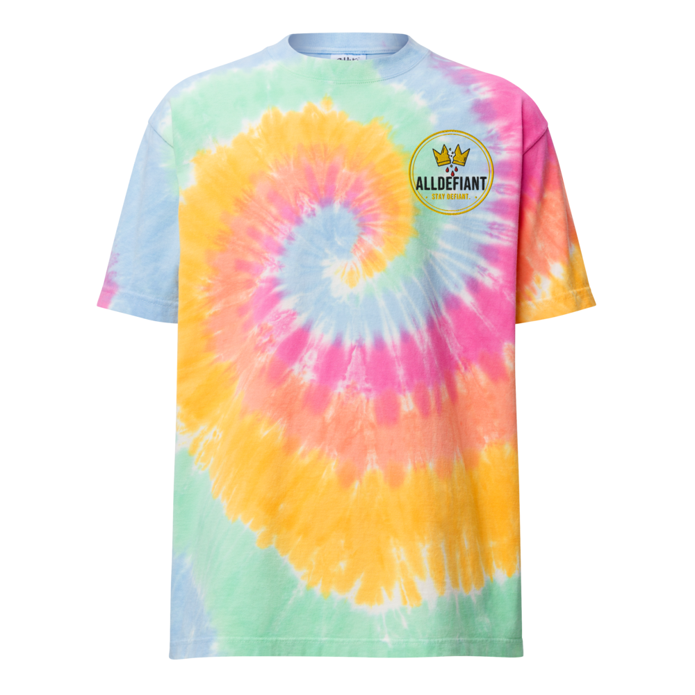 Oversized Tie-Dye T-shirt | Shaka Wear SHHTDS (Sherbet rainbow / 2XL)