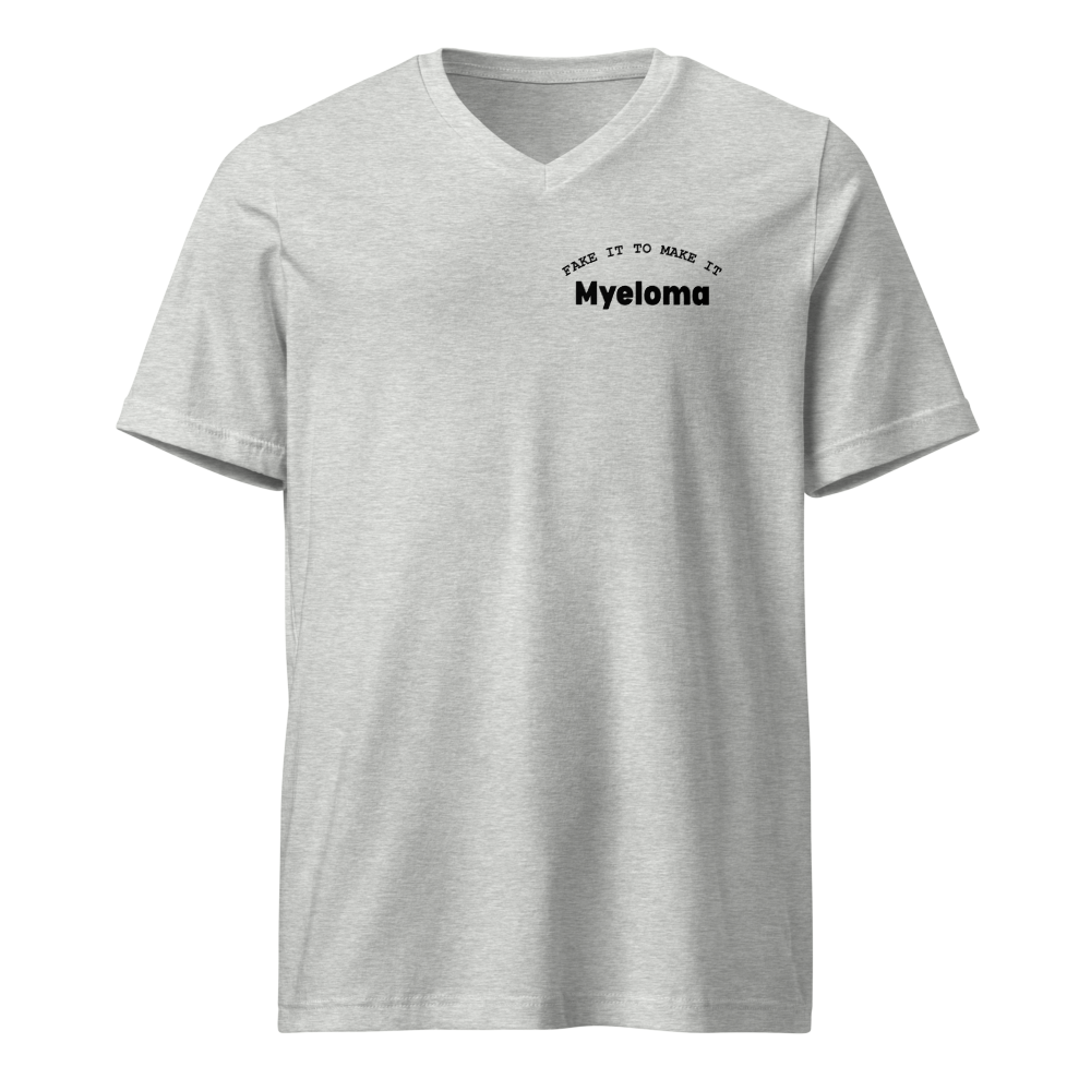 V Neck T-Fake It To Make It